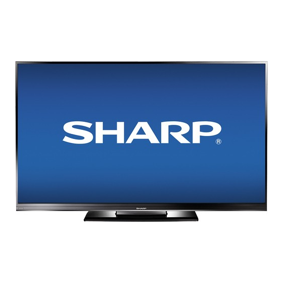 Sharp LC-50LB150U Quick Manual