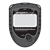 Sportline Alpha Sport Manual