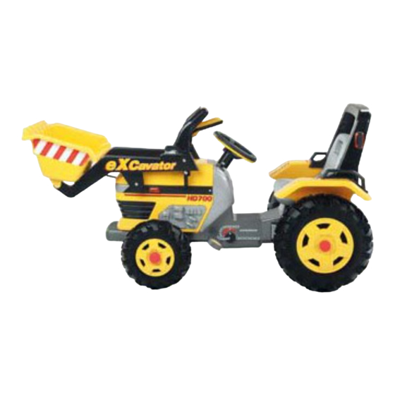Peg-Perego EXCAVATOR IGCD0542 Use And Care Manual