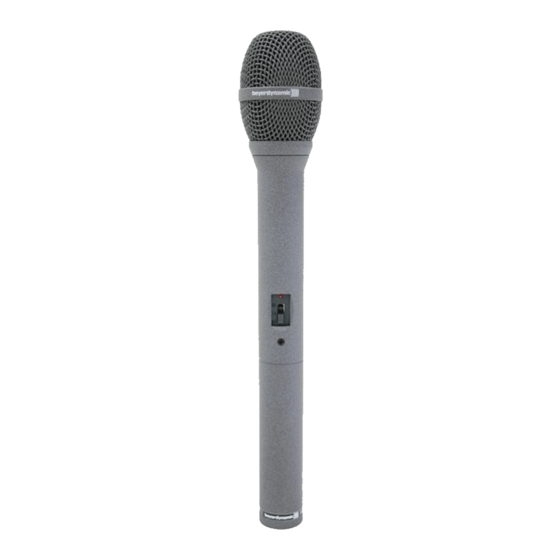 Beyerdynamic MCE 58 Product Information