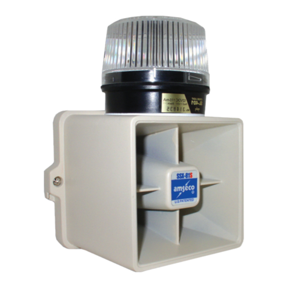 Potter Amseco SSX-81 Quick Start Manual