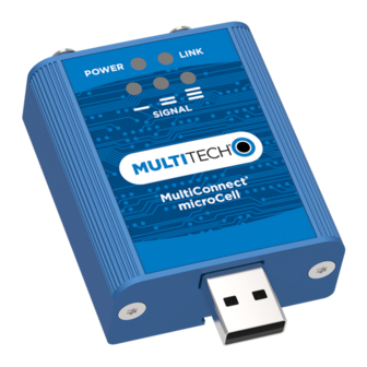 Multitech MultiConnect microCell MTCM2-L4G1 Quick Start