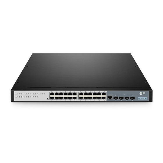 FS S3700-24T4F Cli Reference Manual