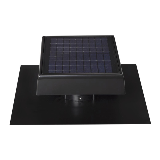 Edmonds Bradford SolarXVENT Product Manual