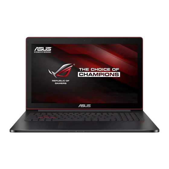 Asus ROG G501VW FW106T Manuals