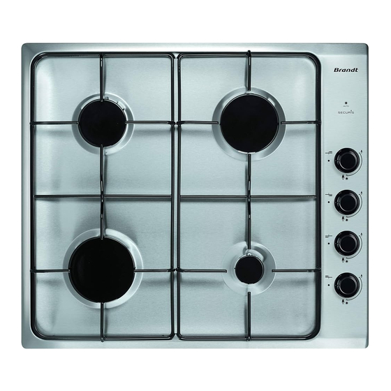 Brandt BPE6410 Series Manual For Installation And Use