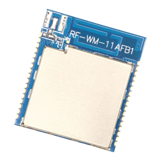 RF-Star RF-WM-11AFB1 Manual