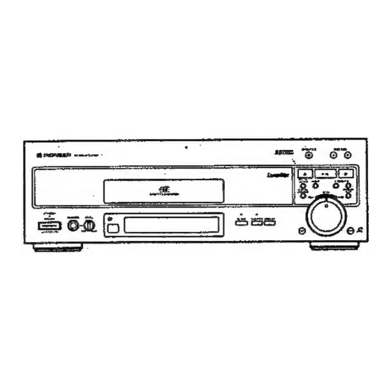 User Manuals: Pioneer CLD-D503 CD Laserdisc Player