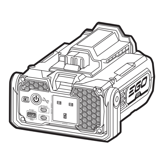 Ego Power+ NEXUS ESCAPE PAD5000E Original Instructions Manual