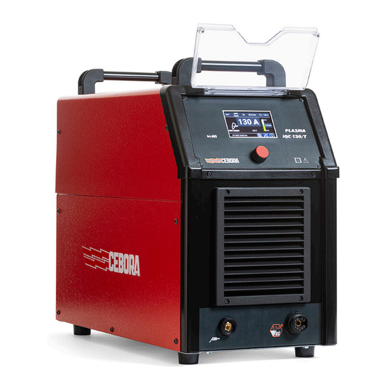 Cebora PLASMA iQC 130 T Instruction Manual