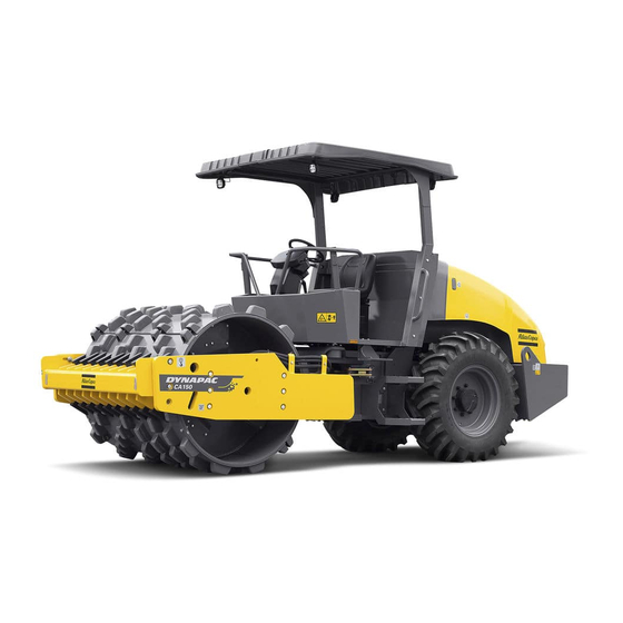 Dynapac CA 152 Workshop Manual