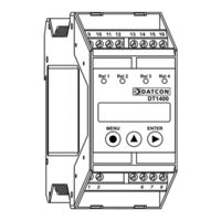 Datcon DT1400 Series Operating Instructions Manual