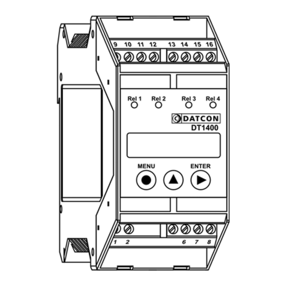 Datcon DT1400 Series Manuals