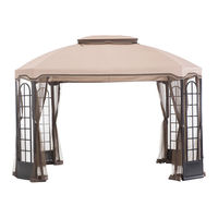 Essential Garden Terrace Gazebo L-GZ454PST-C Owner's Manual