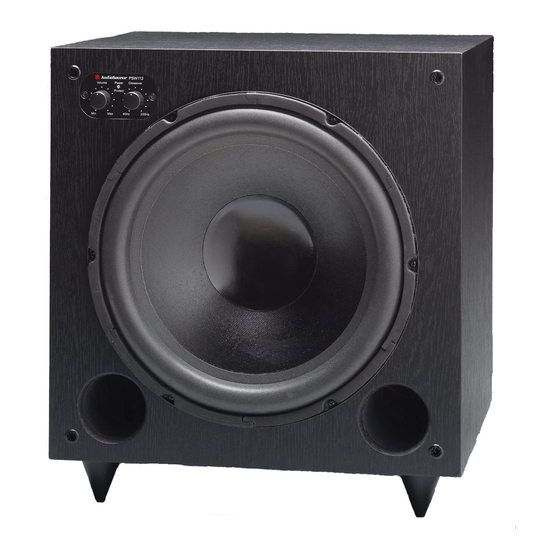 AudioSource PSW112 Owner's Manual