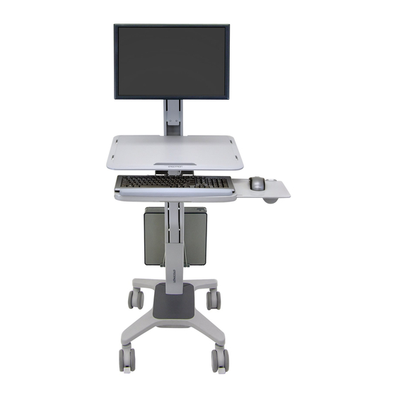Ergotron WorkFit Dual Assembly Instructions Manual