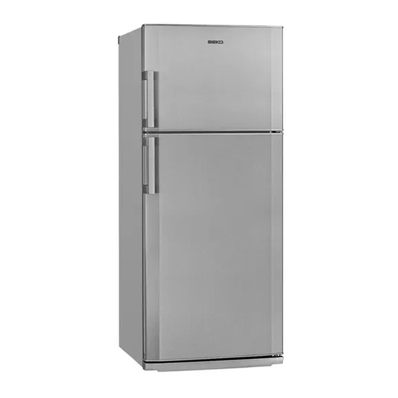 User Manuals: Beko DN 143120 X Top Mount Fridge