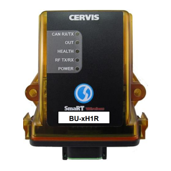 Cervis Wireless SmaRT BU- H1R Series Manual