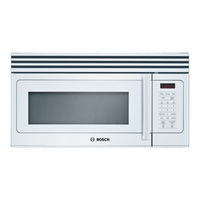 Bosch HMV3021U Installation Instructions Manual