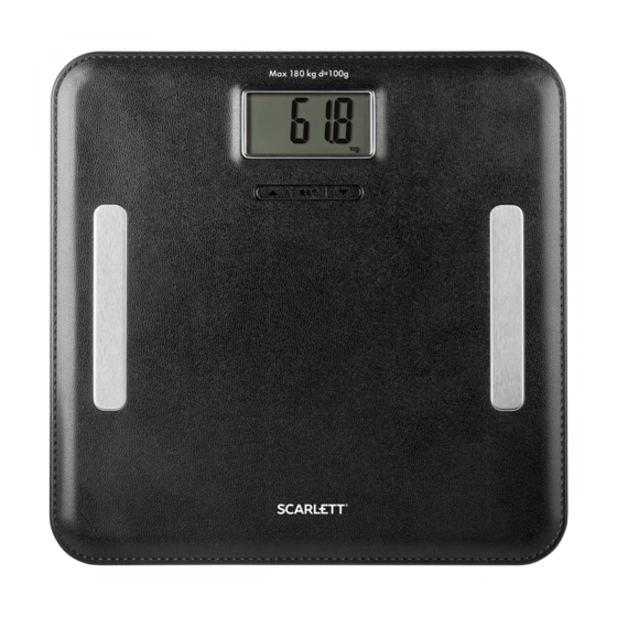 Scarlett SC-BS33ED81 Instruction Manual