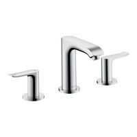 Hans Grohe Metris E 31083 1 Series Installation/User Instructions/Warranty