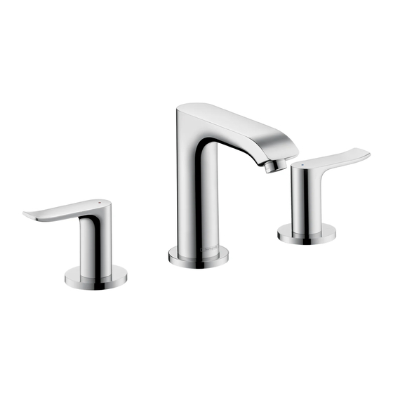 Hans Grohe Metris E 31083 1 Series Installation/User Instructions/Warranty