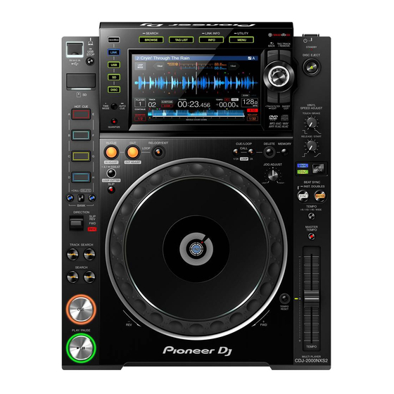 Pioneer CDJ-2000NXS2 Service Manual