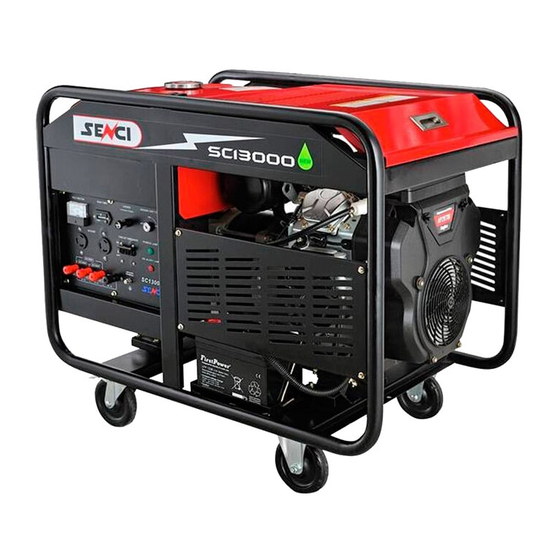 Senci SC13000 Safety Instructions & Operator's Manual