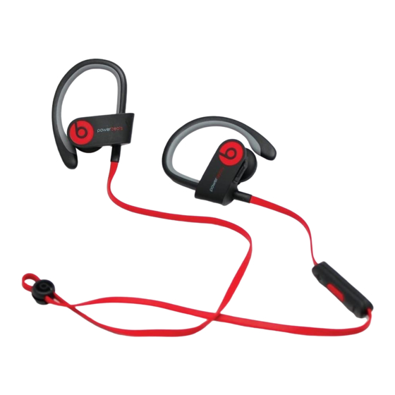 Beats Powerbeats2 Wireless Quick Start Manual