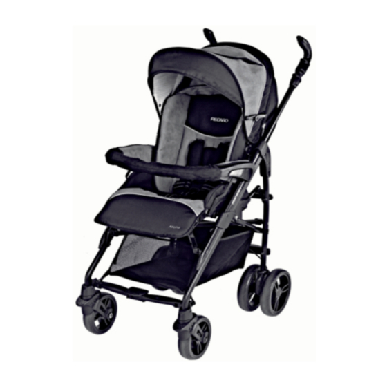 RECARO Akuna Instructions For Use Manual