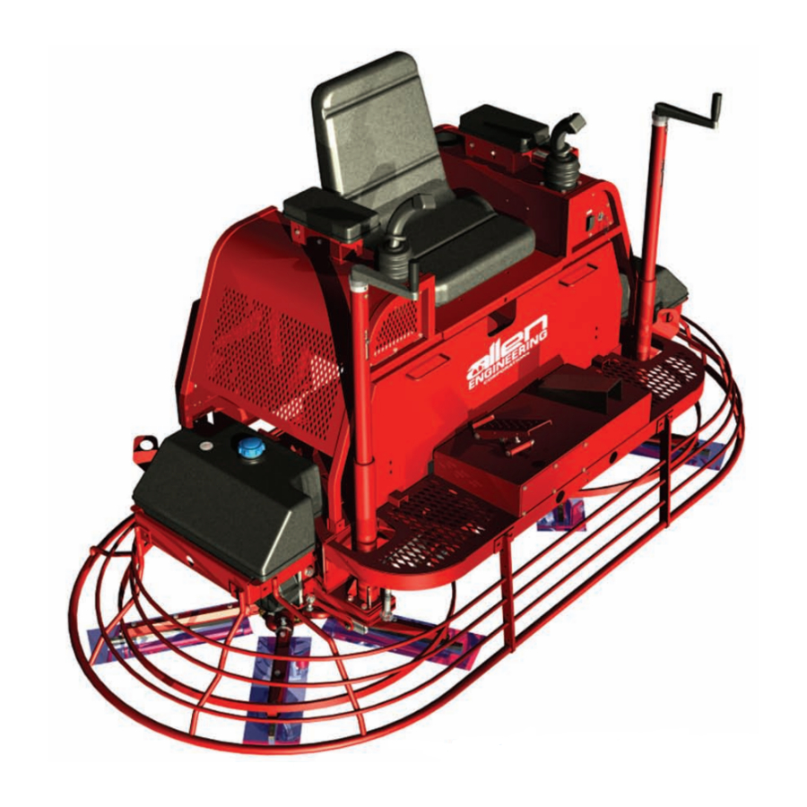 Allen Engineering Corporation RAZORBACK RIDERS PRO1200C Manuals