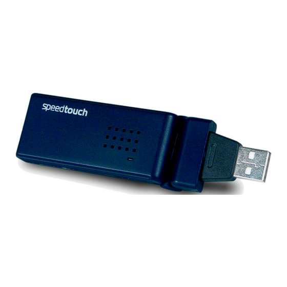 THOMSON SpeedTouch 121g Setup And User Manual