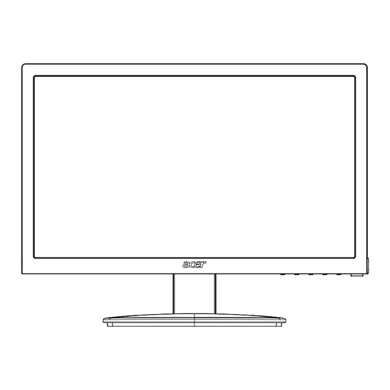 Acer A231HL User Manual