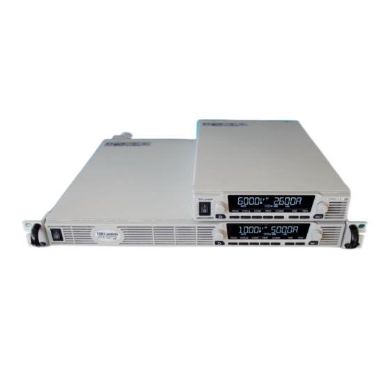 TDK-Lambda G+1U 5kW User Manual