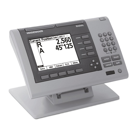 HEIDENHAIN ND 1200R Radial Operating Instructions Manual