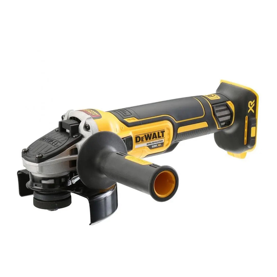DeWalt DCG405 Manual