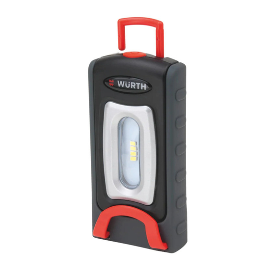 Würth 0827 940 10 LED Hand Lamp Manuals