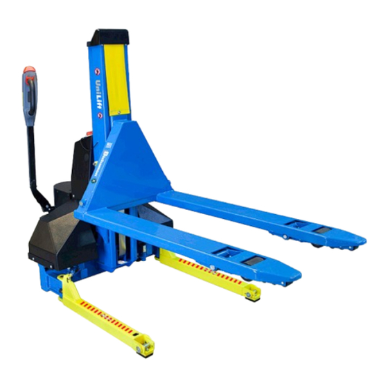 Bishamon UNILIFT UNI-20P Manuals