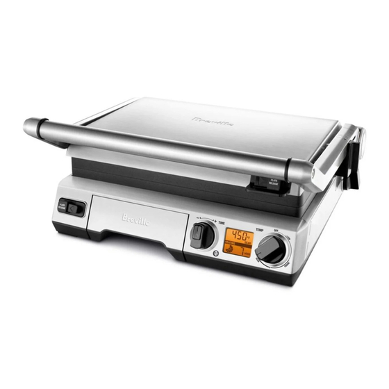 Breville Smart Grill BGR820XL/A Manuals