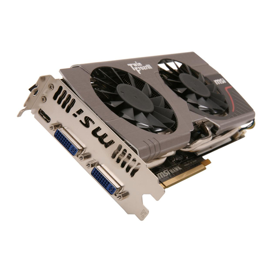MSI N560 GTX series User Manual