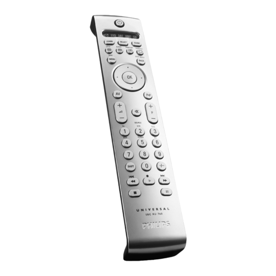 Philips SBC RU 760 Instructions For Use Manual