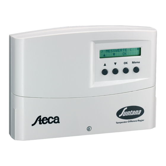 Steca Suntana Instructions For Installation And Operation Manual