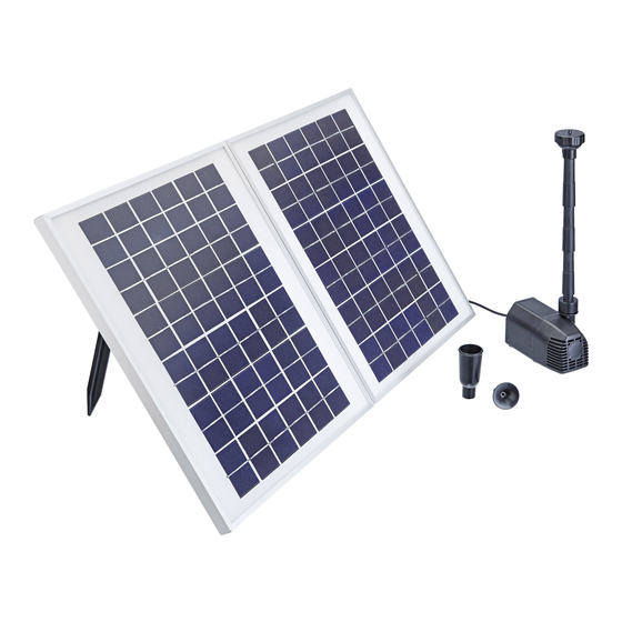 Pontec PondoSolar 1600 Operating Instructions Manual