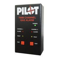 Pilot Communications Twin Channel Gas Alarm User Manual