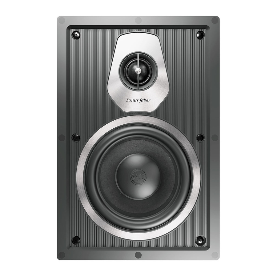 Sonus Faber Palladio Level 5 Series Owner's Manual