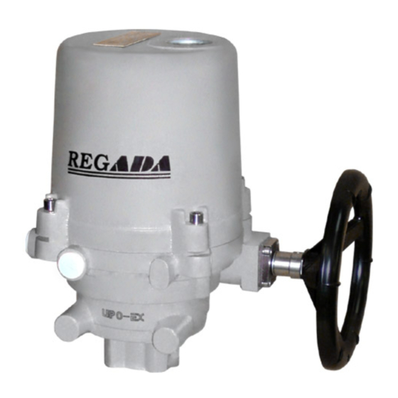 Regada UP 0 Installation, Service And Maintenance Instructions