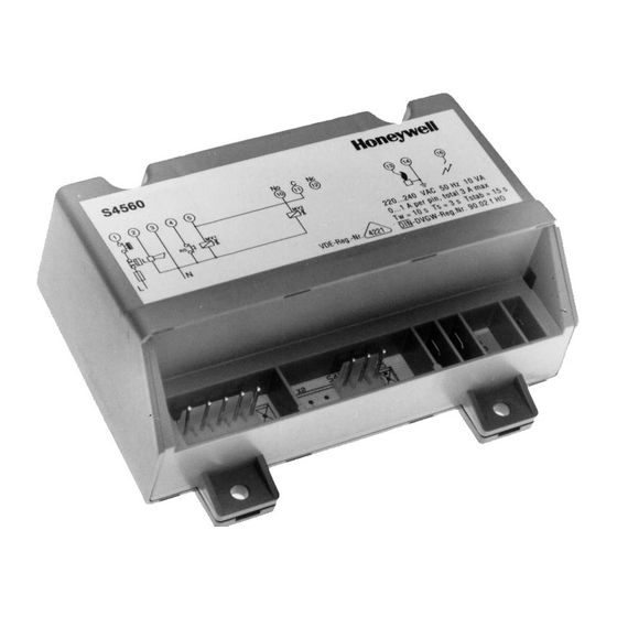 Honeywell S4560A Instruction Sheet