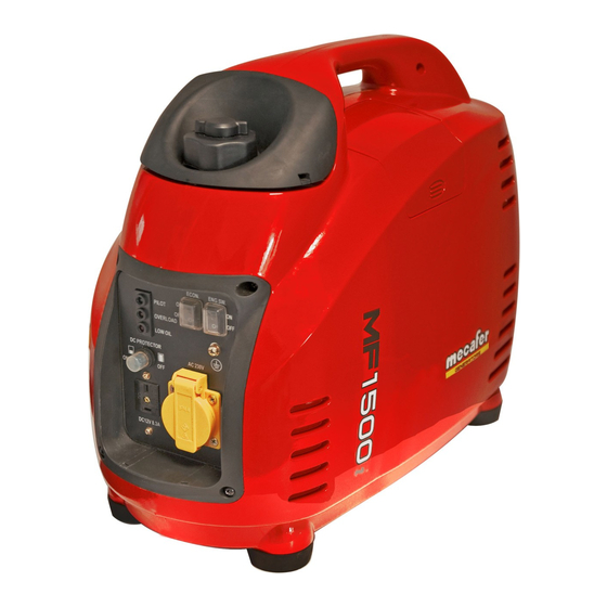 Mecafer MF1500i Manual
