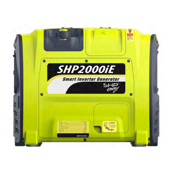 SHP SHP2000iE Manuals