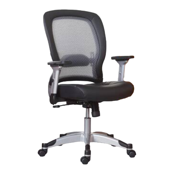 Office Star Products Space Seating EXECUTIVE Air Grid 327-36C61F6 Operating Instructions